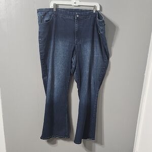 Jennifer Lopez Dark Blue Flare Jeans